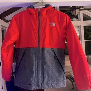 Boys North Face Small 7/8 fleece lined jacket
